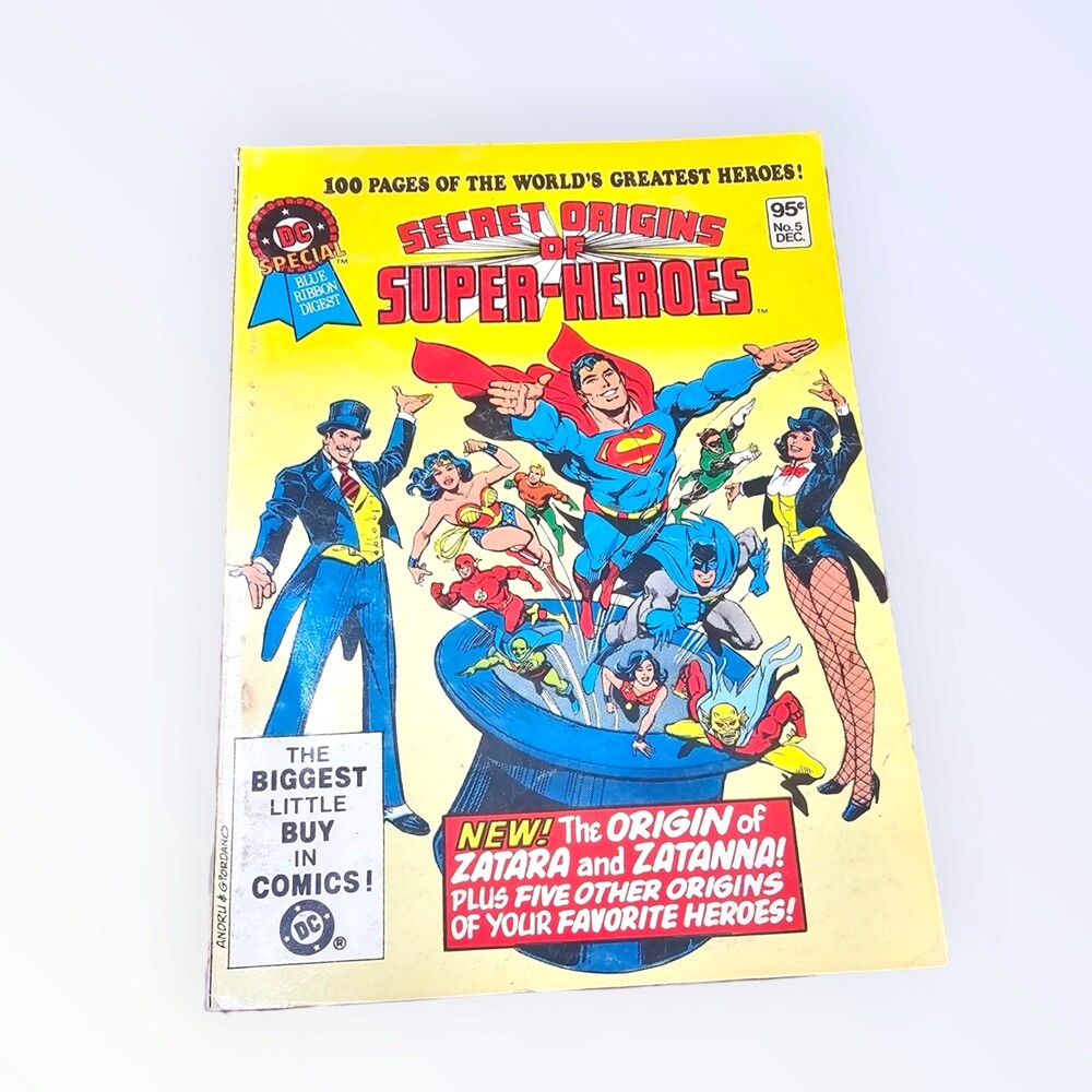 Secret Origins of Super Heroes Vtg DC Comic